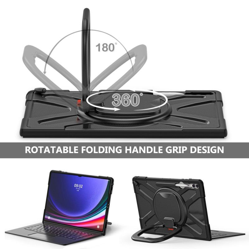 Hülle Für Samsung Galaxy Tab S10 Ultra X910 Ständer Und Griff