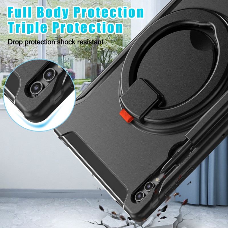 Hülle Samsung Galaxy Tab S10 Ultra Drehbarer Ringständer