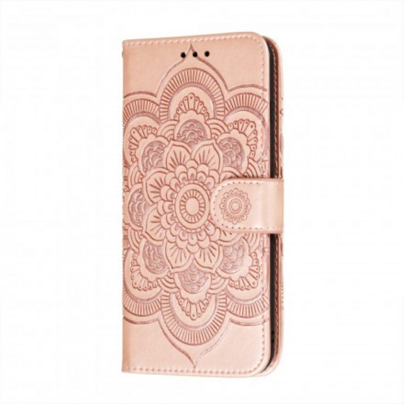 Flip Case Für Samsung Galaxy A52 4G / A52 5G / A52s 5G Vollständiges Mandala