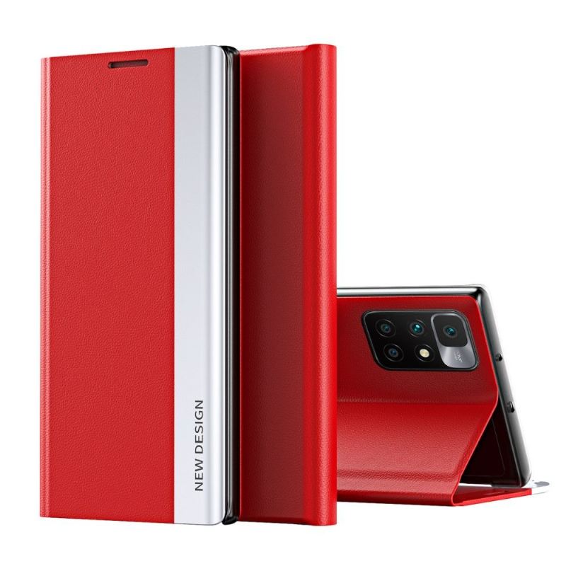 Case Für Xiaomi Redmi 10 Business-magnet In Lederoptik