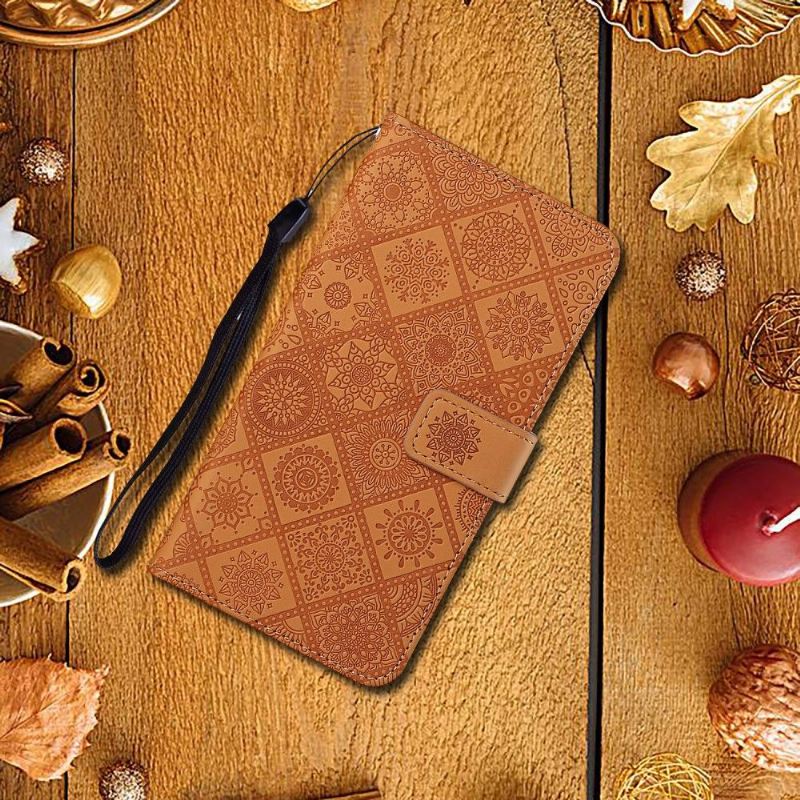 Lederhüllen Für Xiaomi Redmi 10 Mandala-kaleidoskop