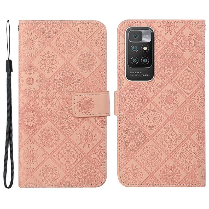 Lederhüllen Für Xiaomi Redmi 10 Mandala-kaleidoskop