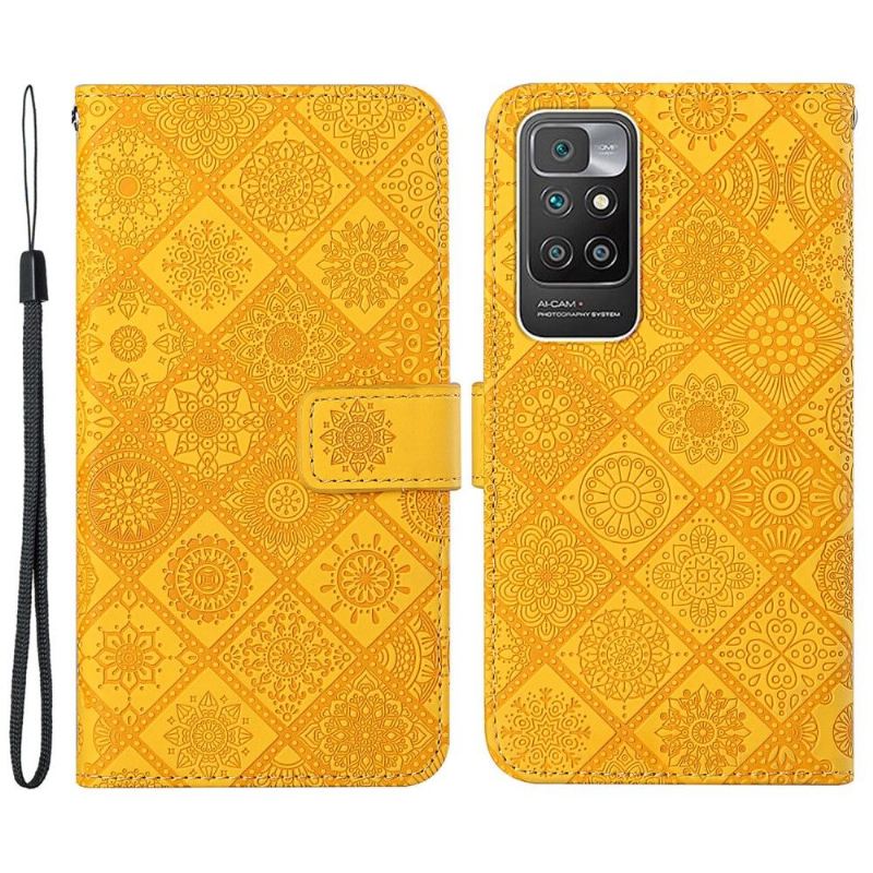 Lederhüllen Für Xiaomi Redmi 10 Mandala-kaleidoskop
