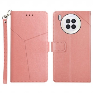 Lederhüllen Für Honor 50 Lite Stil Leder Geo Y Design