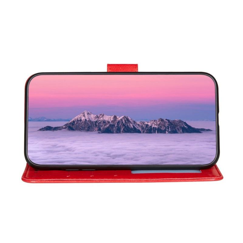 Flip Case Für Samsung Galaxy A32 4G Spitzendesign Aus Kunstleder