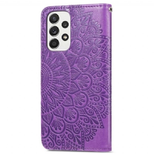 Lederhüllen Für Samsung Galaxy A32 4G Mandala-blatt