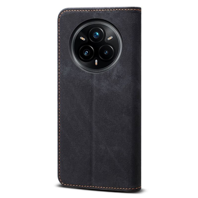 Flip Case Für Realme 14 Pro 5g Denim-stoff