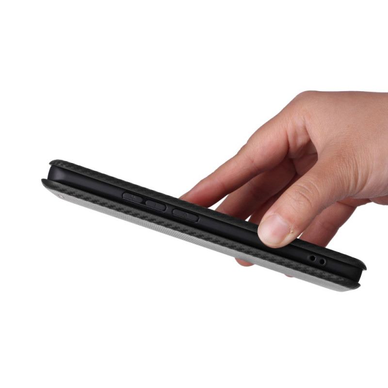 Flip Case Realme 14 Pro 5g Handyhülle Carbonfaser