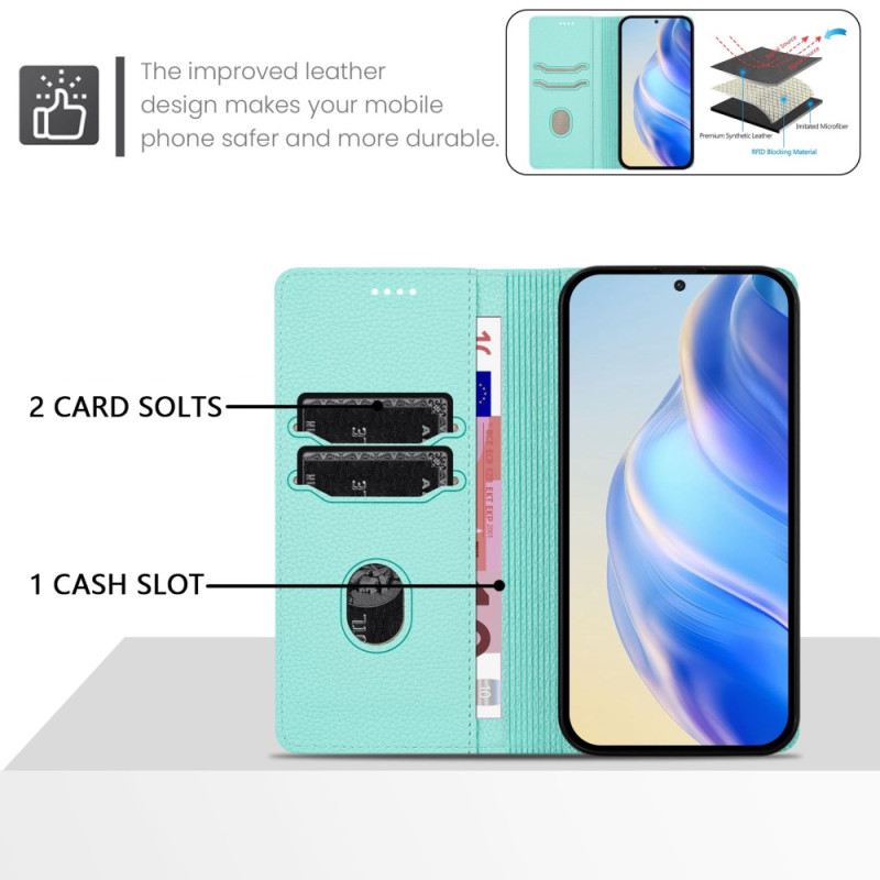 Flip Case Realme 14 Pro 5g Handyhülle Klassische Rfid-geldbörse