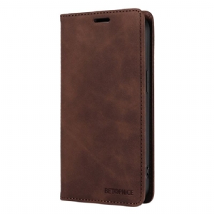 Flip Case Realme 14 Pro 5g Handyhülle Klassisches Wildleder Mit Rfid-schutz