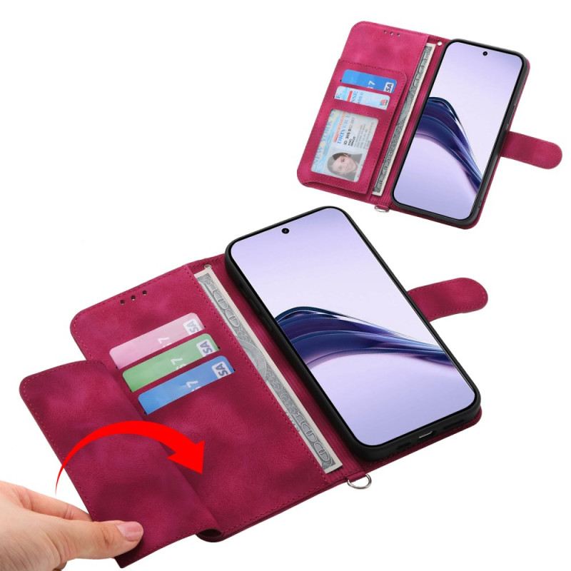 Lederhüllen Realme 14 Pro 5g Blumenspitze Mit Riemen