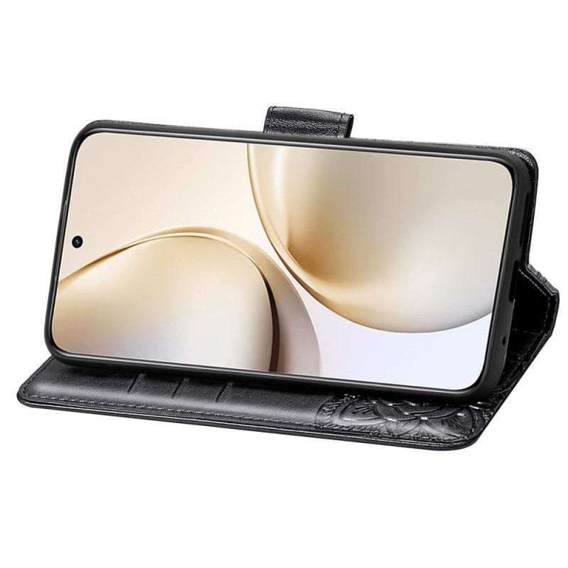 Lederhüllen Realme 14 Pro 5g Handyhülle Barocker Schmetterling