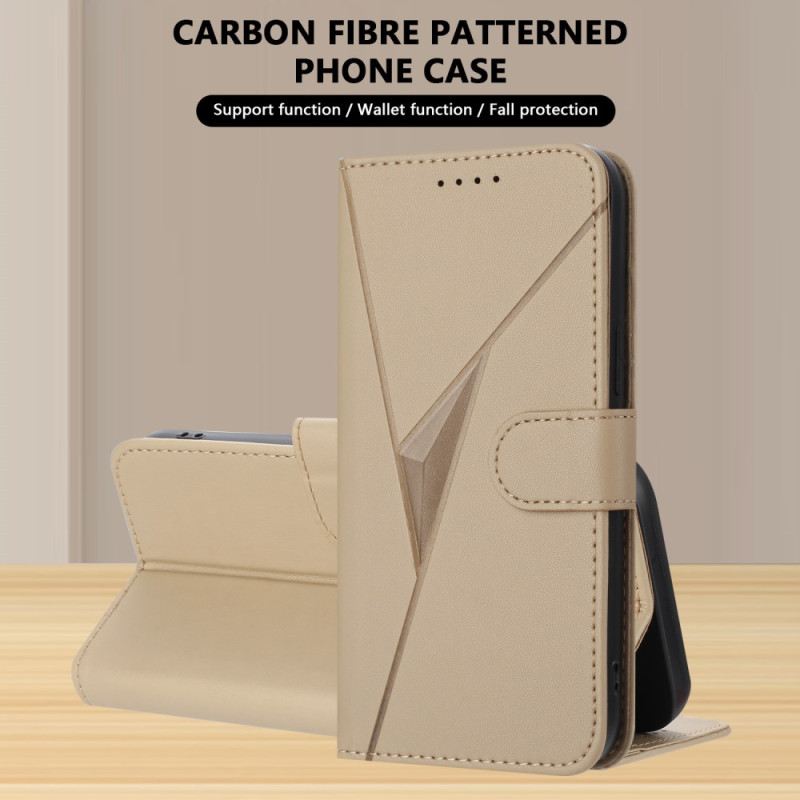 Lederhüllen Realme 14 Pro 5g Handyhülle Dreiecksmuster