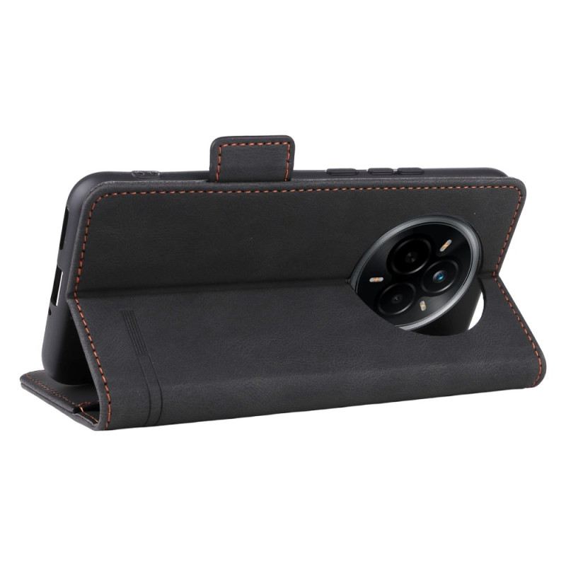 Lederhüllen Realme 14 Pro 5g Handyhülle Retro-wildlederoptik