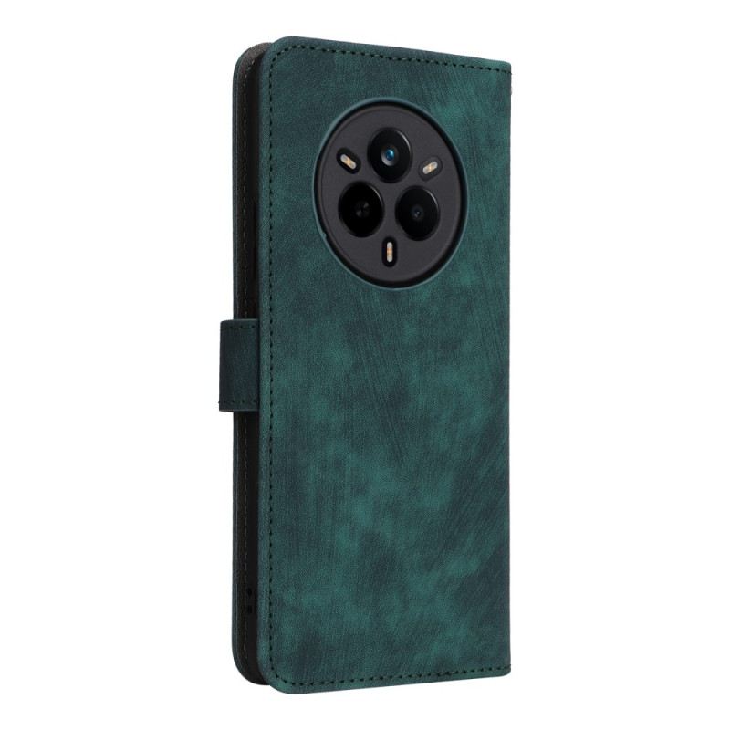 Lederhüllen Realme 14 Pro 5g Handyhülle Rfid-schutz Mit Riemen Und Wildlederoptik