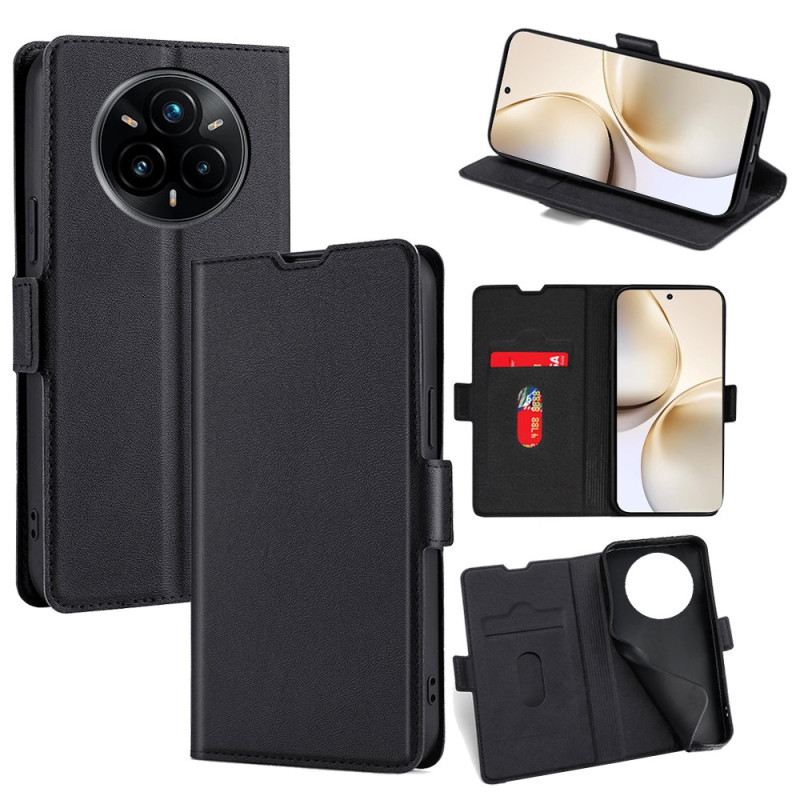 Lederhüllen Realme 14 Pro 5g Handyhülle Ultradünner Doppelverschluss