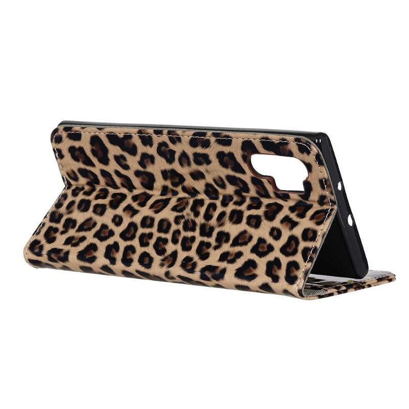 Flip Case Für Samsung Galaxy A32 5G Kunstleder Im Leoparden-stil