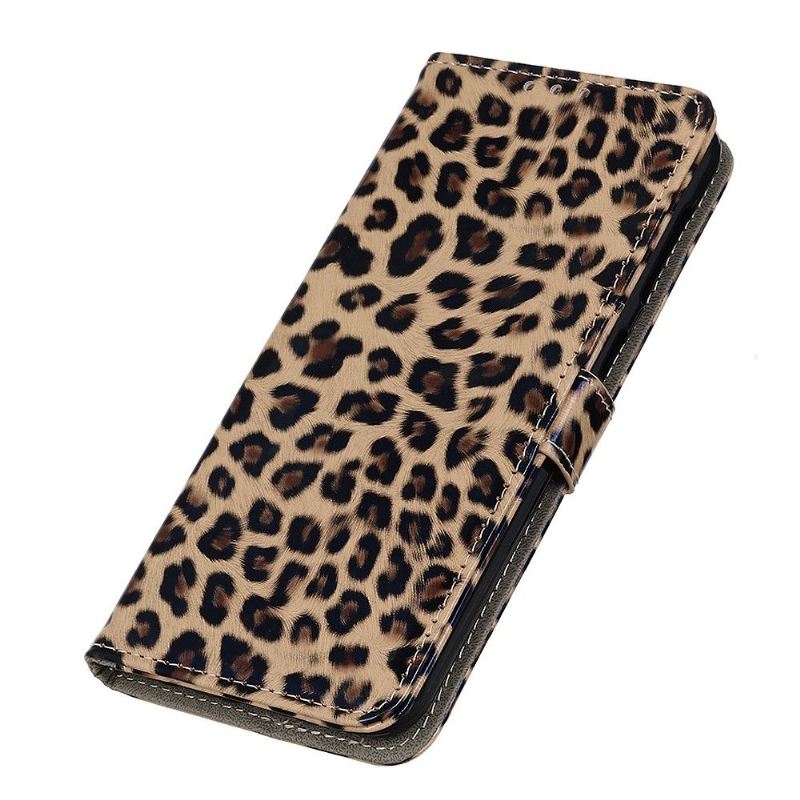 Lederhüllen Für Huawei Mate 30 Lite Geldbörse Geldbörse Leopard