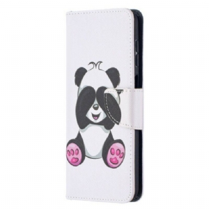 Lederhüllen Für Samsung Galaxy M12 / A12 Panda-spaß