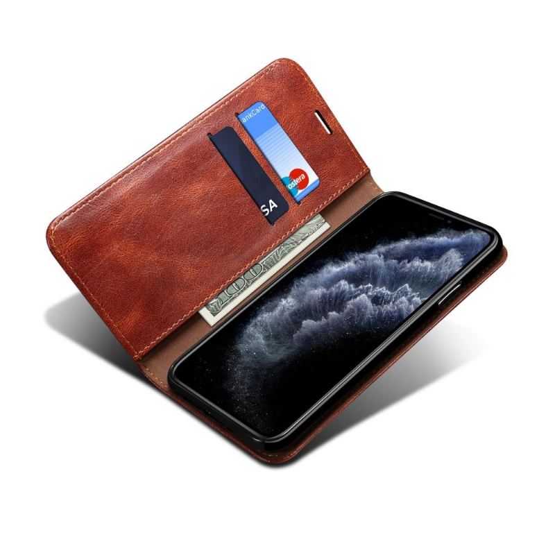 Flip Case Für iPhone 12 / 12 Pro Ernestine Sichtbare Nähte