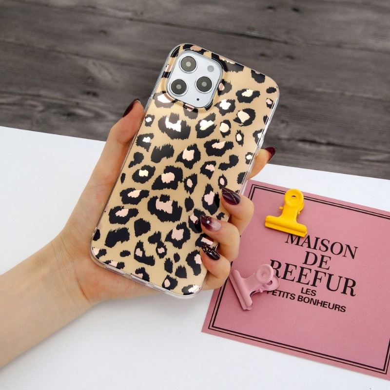 Handyhülle Für iPhone 12 / 12 Pro Flexibler Leopard