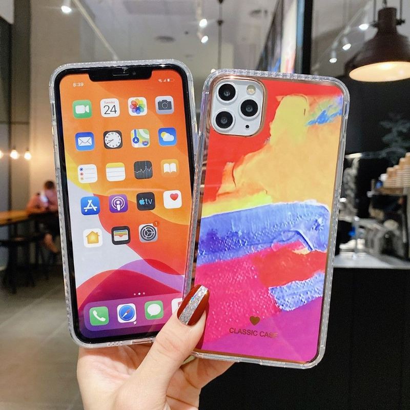 Handyhülle Für iPhone 12 / 12 Pro Klassische Kastenmalerei
