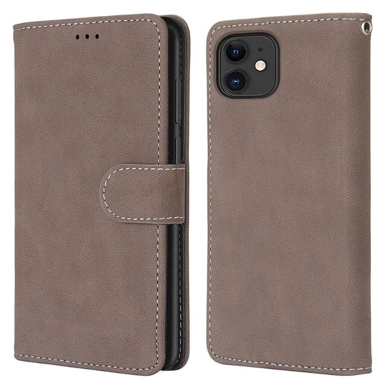 Lederhüllen Für iPhone 12 / 12 Pro Anti-Sturz Becky Retro