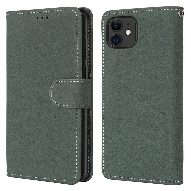 Lederhüllen Für iPhone 12 / 12 Pro Anti-Sturz Becky Retro