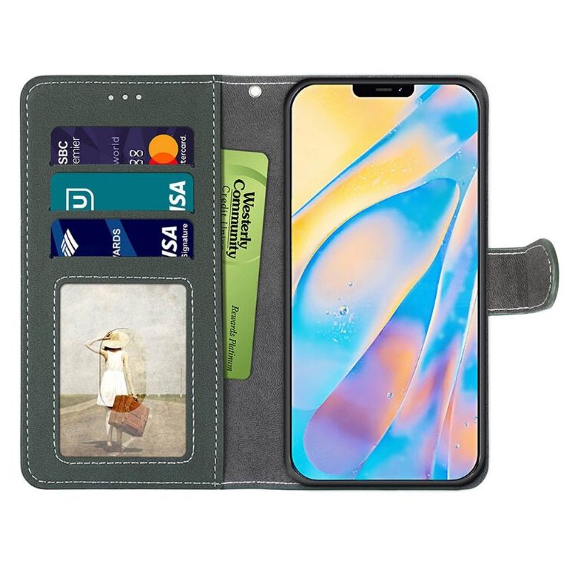 Lederhüllen Für iPhone 12 / 12 Pro Anti-Sturz Becky Retro