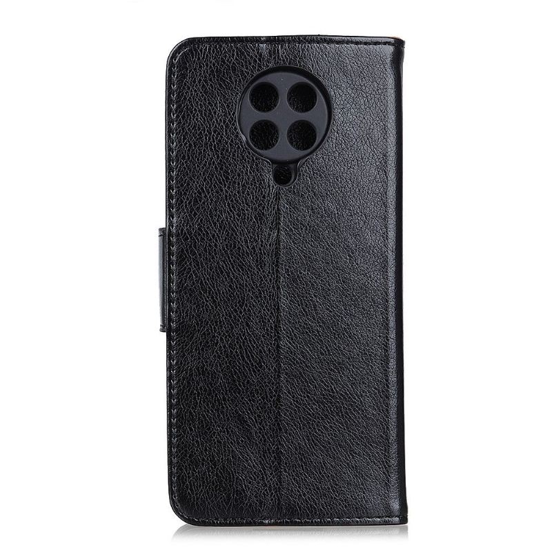 Flip Case Für Poco F2 Pro Stil Aus Gealtertem Leder