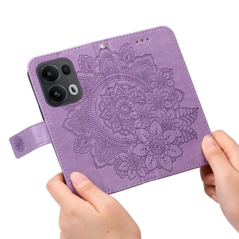 Lederhüllen Oppo Reno 13 Pro 5g Handyhülle Mandala-muster