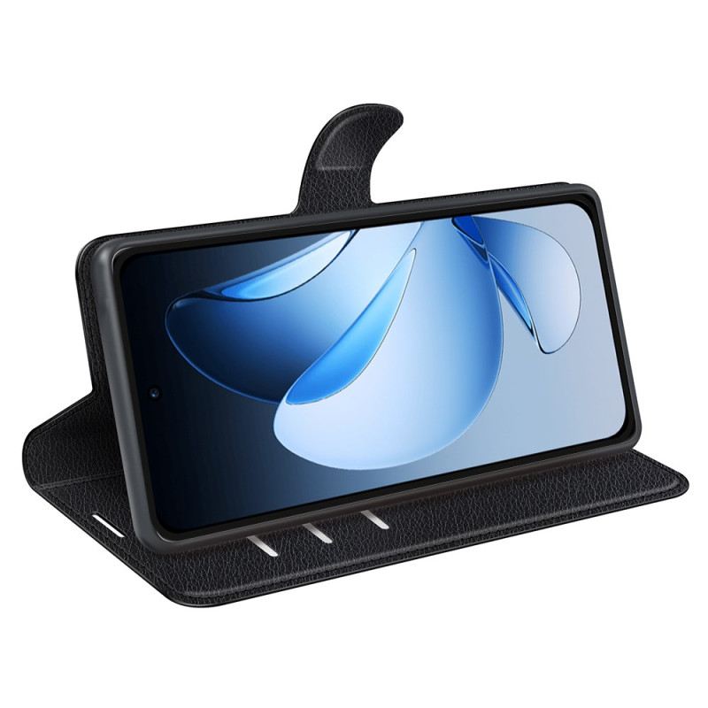 Lederhüllen Oppo Reno 13 Pro 5g Klassisches Litschi-kunstleder