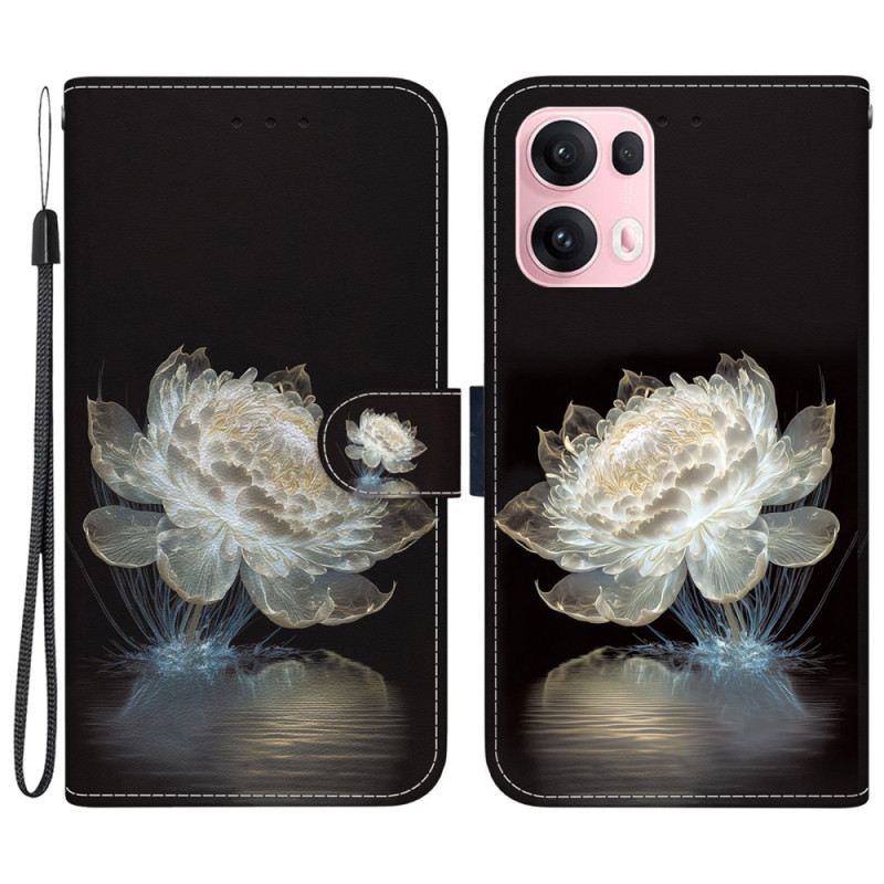 Lederhüllen Oppo Reno 13 Pro 5g Kristallpfingstrose