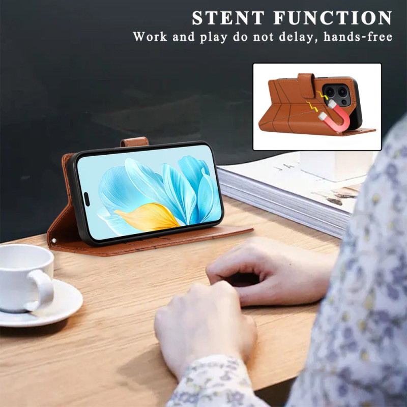 Lederhüllen Oppo Reno 13 Pro 5g Linien