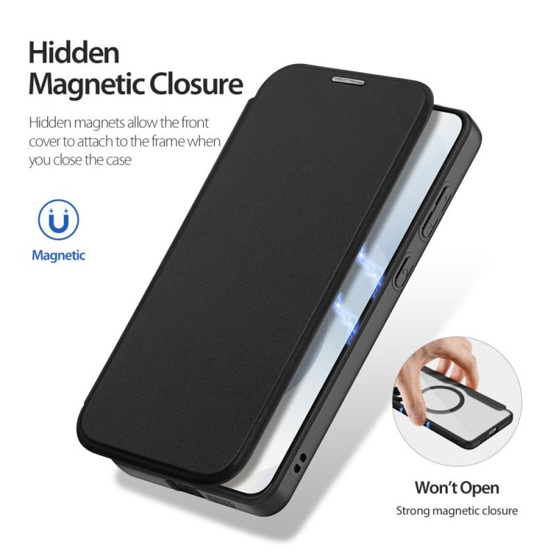 Flip Case Für Samsung Galaxy S25 5g Edge Dux Ducis Pro Series Skin X