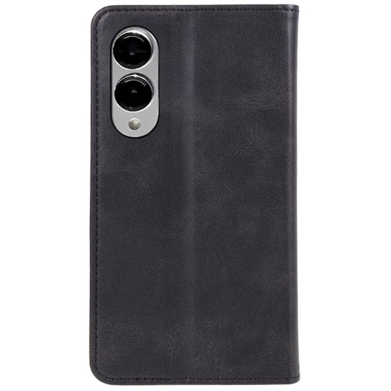 Flip Case Für Samsung Galaxy S25 5g Edge Kunstleder