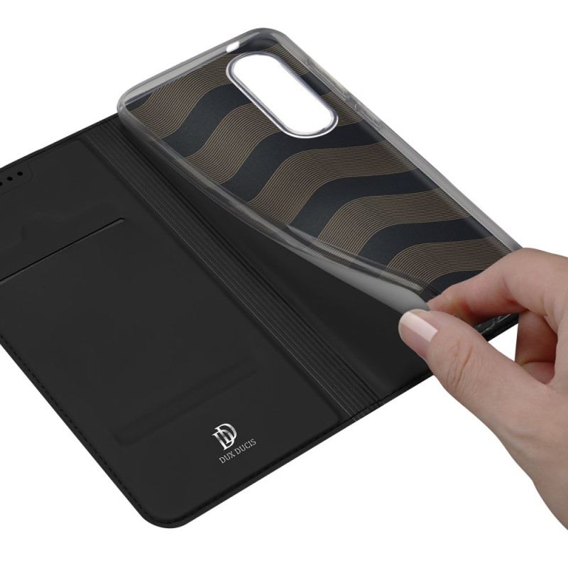 Flip Case Samsung Galaxy S25 5g Edge Handyhülle Dux Ducis Pro Series Skin