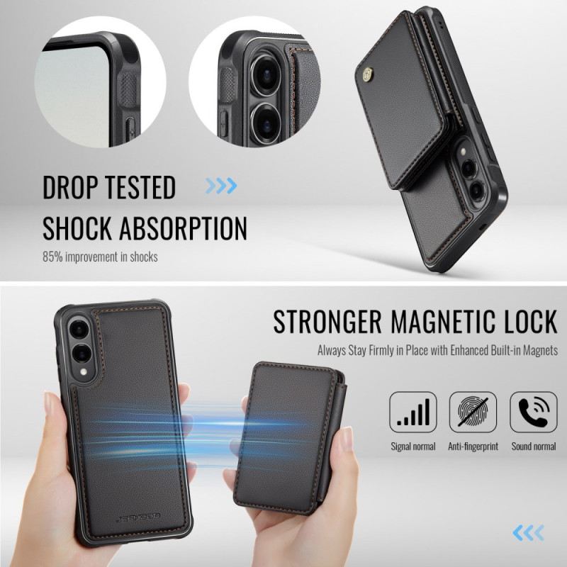 Hülle Für Samsung Galaxy S25 5g Edge Abnehmbarer Jeehood Magnetkartenhalter