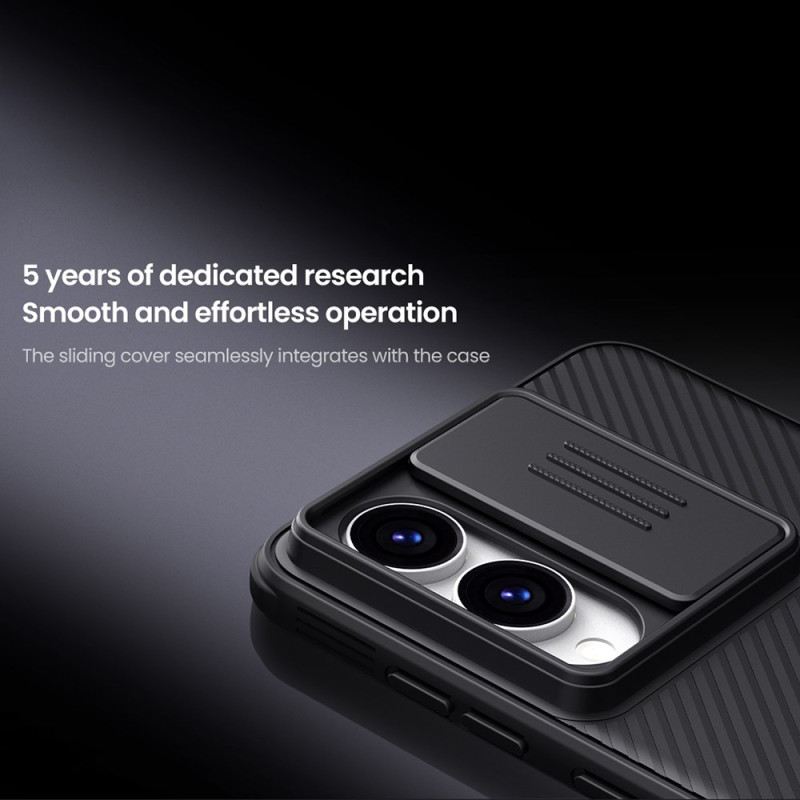 Hülle Für Samsung Galaxy S25 5g Edge Camshield Pro Mit Verschiebbarer Kameraabdeckung Von Nillkin