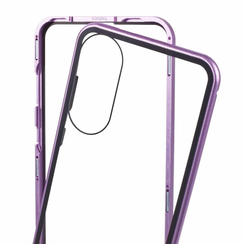 Hülle Für Samsung Galaxy S25 5g Edge Gehärtetes Glas Und Magnetrahmen