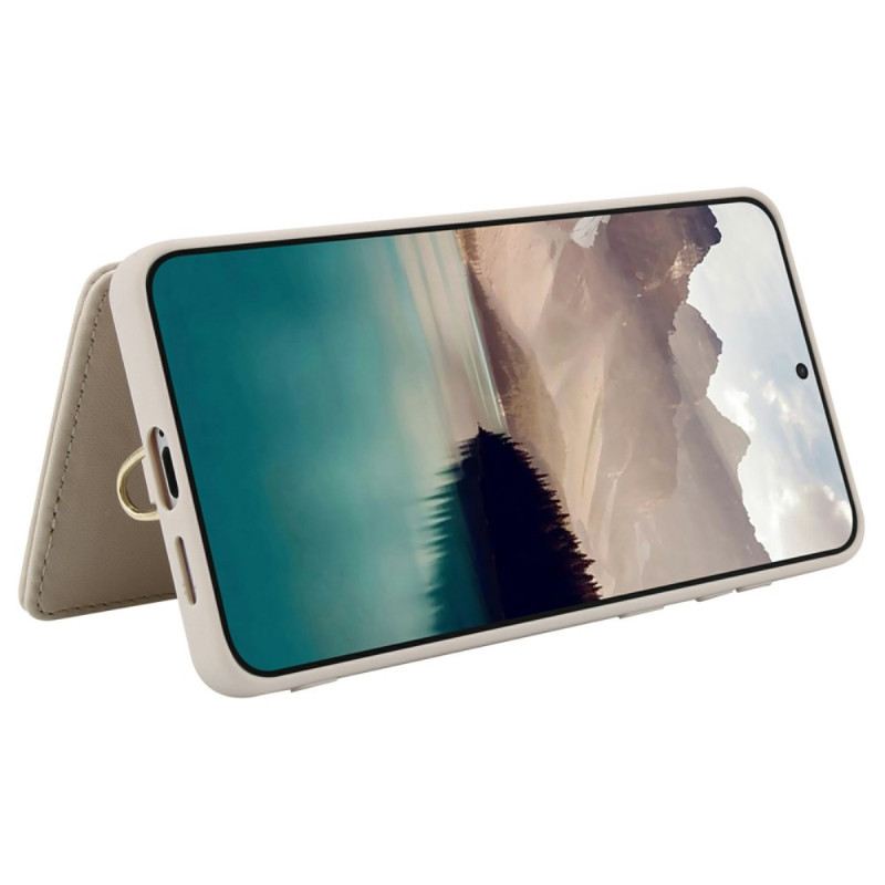 Hülle Für Samsung Galaxy S25 5g Edge Kartenhalter Mit Blumenmuster