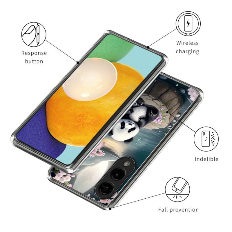 Hülle Für Samsung Galaxy S25 5g Edge Niedlicher Panda