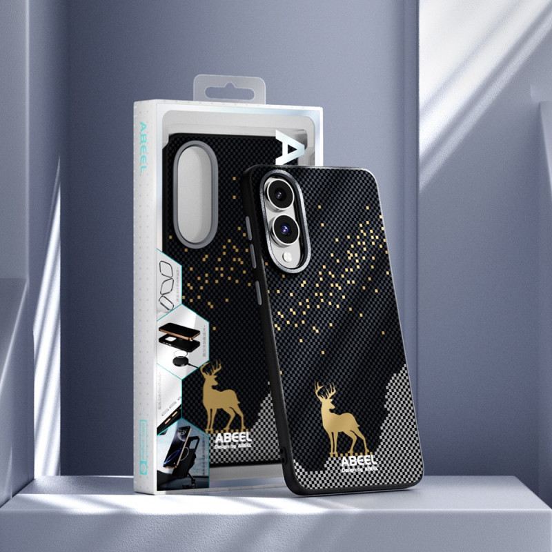 Hülle Für Samsung Galaxy S25 5g Edge Ultradünnes Hirsch-motiv Von Magsafe