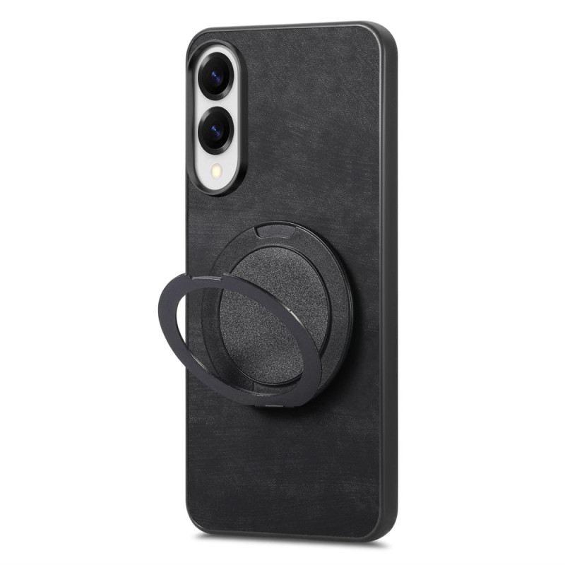 Hülle Für Samsung Galaxy S25 5g Edge Wildlederoptik Mit Drehbarem Ständer