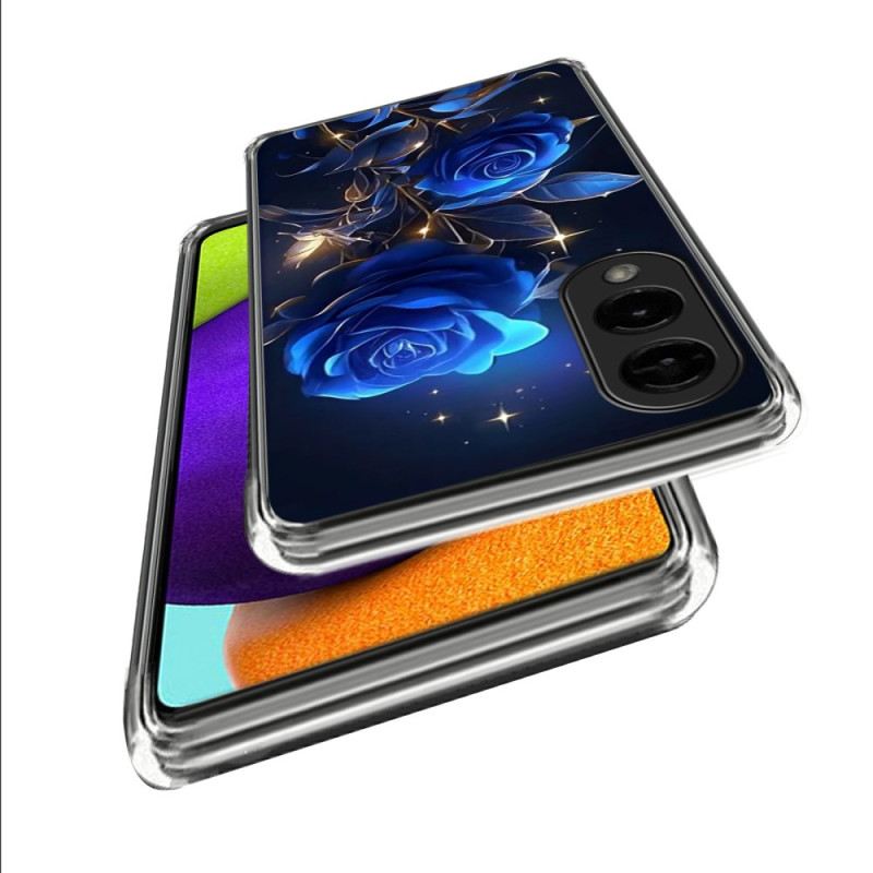 Hülle Samsung Galaxy S25 5g Edge Blaue Rosen