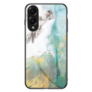 Hülle Samsung Galaxy S25 5g Edge Gehärtetes Marmorglas