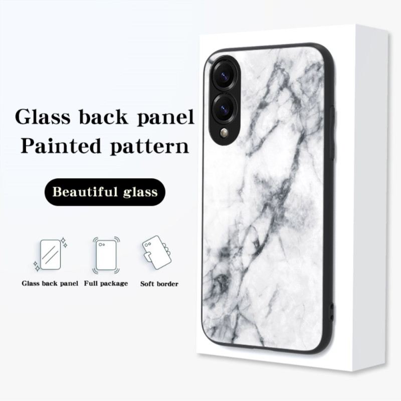 Hülle Samsung Galaxy S25 5g Edge Gehärtetes Marmorglas