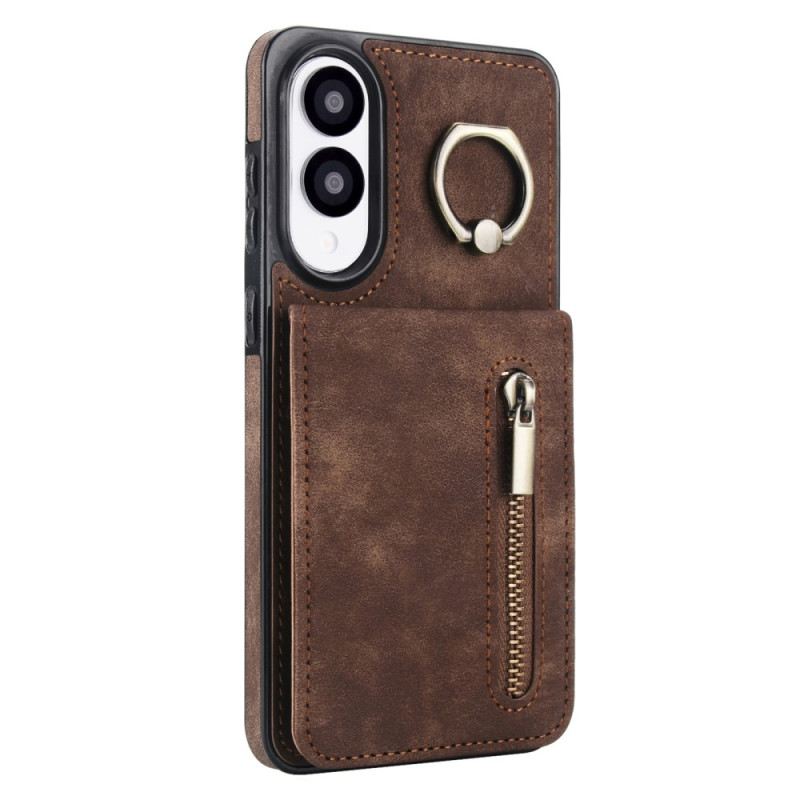 Hülle Samsung Galaxy S25 5g Edge Geldbörse Mit Reißverschluss Und Rfid-technologie