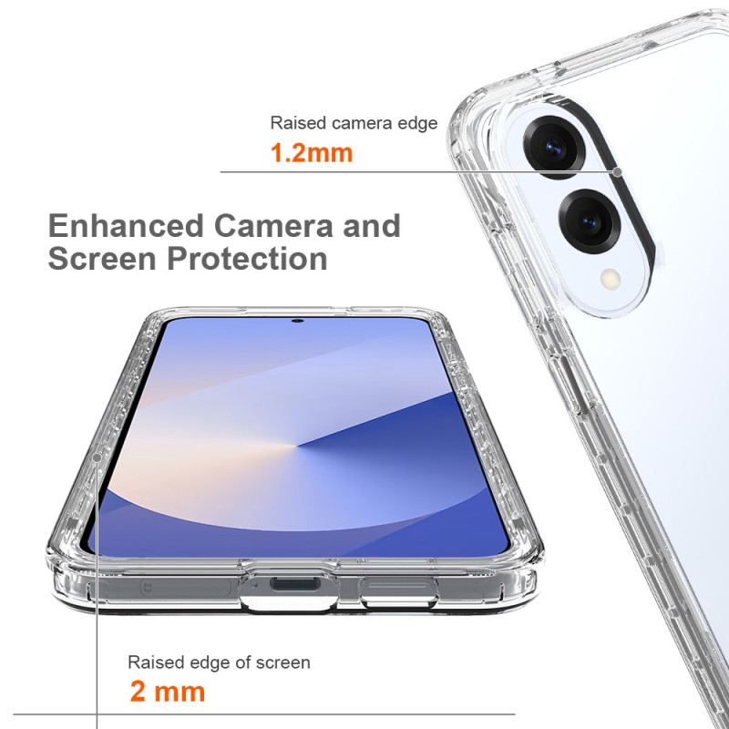 Hülle Samsung Galaxy S25 5g Edge Handyhülle 2-in-1 Transparent