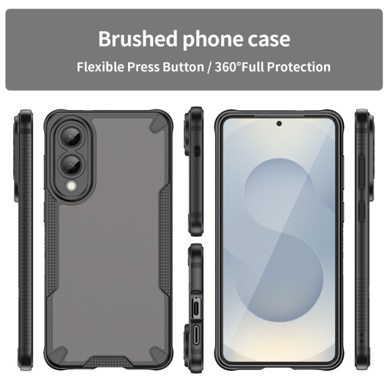 Hülle Samsung Galaxy S25 5g Edge Handyhülle Gebürstetes Durchscheinendes Finish